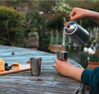 4 Unids/set botellas de agua de acero inoxidable para exteriores, maletas de transporte, senderismo, camping, picnic, barbacoa, tazas de café y cerveza, - details 7