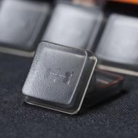 50PCS CHOSFOX Low Profile PBT Keycaps For Kailh Chocolate Switch nical Keyboard Ultra Thin Black White Transparent - details 2