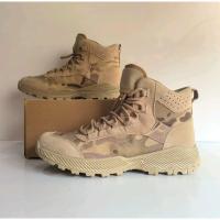 Deportes impermeables, serraje, de campo, de montaña, de cordones, trekking, para caballero Zapatos de trabajo antipinchazos Botas de combate - details 1