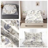 Juego de Ropa de Cama de Poliéster 100% Tamaño Rey Funda de Almohada de Ajuste 3pcs Diseño Impreso - details 2