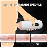 Real automático de succión taza de masturbación masculina Oral Vagina adulto succión vibrador masturbador juguetes para hombres mamada sexo hine - details 1