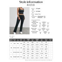 Conjunto de Yoga de Primavera-Verano 2025 Moda Deportiva para Mujeres Viste Fitness con Estilo - details 1