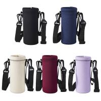 Funda portátil para botella de agua, accesorio deportivo para acampar con correas, funda para botella de agua, taza de vacío, manga para acampar - details 1