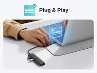 UGREEN Hub USB 3.0 con adaptador de 4 puertos Thief multipuerto 5 Gbps de alta velocidad Compatible con MacBook Pro Air iMac Surface XPS PC portátil Disco duro teclado ratón PS5 - details 3