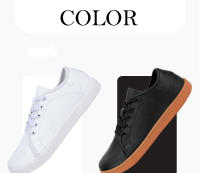 Zapatos minimalistas para hombre y mujer, zapatillas de cuero informales con punta ancha, zapatos ligeros para caminar, Unisex - details 8