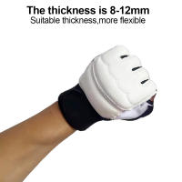 Guantes de entrenamiento de medio dedo, cuero PU, MMA, Lucha, Kick Boxing, Karate, Muay Thai - details 2