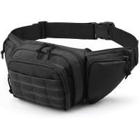 Riñonera de cintura para hombre, riñonera táctica militar para motociclista, deportes, escalada, Camping, herramienta masculina de nailon, eslinga en el pecho y la cadera - details 10