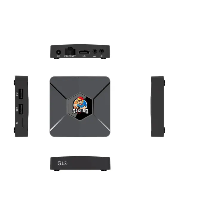 Venta al por mayor de nuevos productos 2 en 1 Android TV box G10 controlador de videojuegos Mini red inteligente compacta - 1