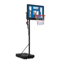 Canasta de Baloncesto para Exteriores/Interiores Altura Ajustable 182-213 cm Canasta Portátil con Ruedas con Base de lastre para Niños y Adultos Negro/Blanco - details 10