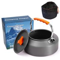 Tetera Ligera de Aleación de Aluminio para Acampar Herramienta de Cocina de Viaje al Aire Libre de 1.1L - details 8