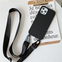 Funda de silicona mate con cordón y correa para collar cruzado para iPhone 16 15 14 Pro Max 11 12 13 XR X XS 6 7 8 Plus SE cubierta a prueba de golpes - details 18
