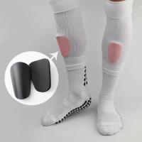 Mini espinillera de entrenamiento de fútbol para niños, Protector de piernas resistente al desgaste de PU, tablero de vástago absorbente de golpes ligero, 1 par - details 0