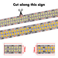 Cinta de Luz LED Flexible 2835 DC12V 24V No Impermeable 5M 2400LEDs Effectos de Luz Blanco/Blanco Cálido Decoración de Hogar Iluminación Luces - details 0
