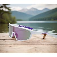 Nuevas gafas de sol deportivas de una pieza con montura grande, gafas de sol coloridas de moda, gafas de ciclismo - details 2