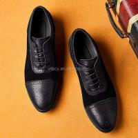 Cómodos zapatos de vestir de cuero genuino para hombres de negocios. - details 3