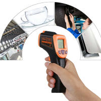 Termómetro Industrial Infrarrojo de Alta Temperatura GM320S Nuevo -58~1112℉ LCD Puntero Láser Plástico Recomendado para Barbacoa Uso en Cocina - details 11