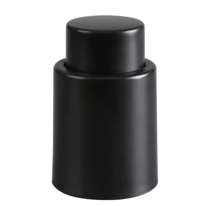 Tapón de botella de vino reutilizable, herramienta de Bar, sellador de botellas, tapones de bomba de vacío graduados, estilo de prensa - 1