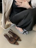 Impresionante Belleza Francés Sandalias de Tacón Alto con Estampado de Leopardo Zapatos de Mujer - details 19