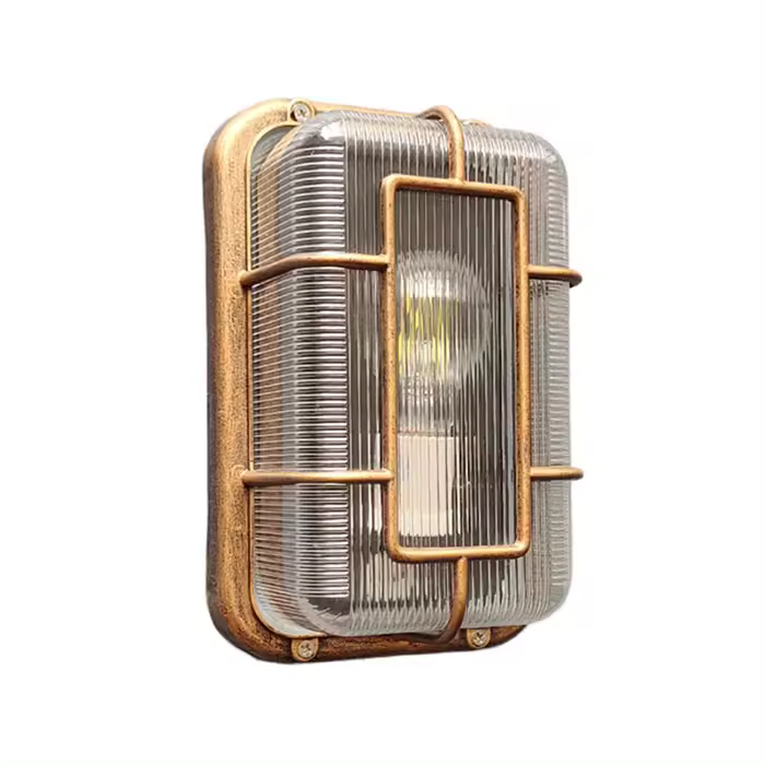 Luz de techo de seguridad para exteriores, accesorio de luces de dosel de gasolinera Vintage para cochera, cocina y baño - 1