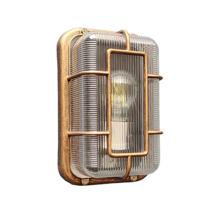 Luz de techo de seguridad para exteriores, accesorio de luces de dosel de gasolinera Vintage para cochera, cocina y baño - 1