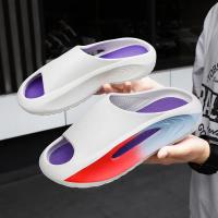 Pisando zapatillas de mierda tendencia de desgaste de verano de los hombres pintura EVA deportes al aire libre fondo suave playa zapatillas de coco de los hombres - details 17