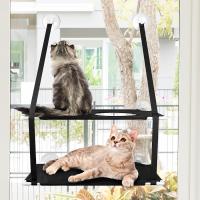 Percho de Ventana para Gato ATUBAN Hamaca Estable para 55 LBS Dispensación Fácil - details 0