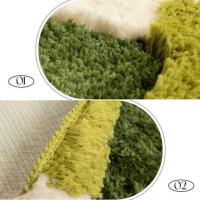 Alfombra de noche flocada de musgo de bosque, alfombras de baño antideslizantes ultrasuaves, alfombra de baño, alfombra de suelo de dormitorio para sala de estar, decoración del hogar - details 7