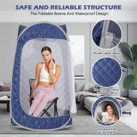 Sauna Portátil de Vapor Tamaño Completo del Cuerpo, Plegado Rápido, Espacio Grande, Tela de Seda/Rayón Deportes y Exteriores - details 0