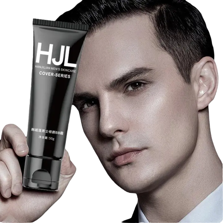 Crema BB para Hombres Control de Aceite Iluminador Fácil Corrector de Manchas - 1