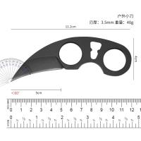 Cuchillo De Acero Inoxidable Para Exteriores Pequeño Y Portátil Multiusos Colgante En Cuello Para Camping Y Sobrevivencia Con Cadena De Herramientas - details 8