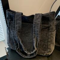 Bolso de hombro con múltiples compartimentos y múltiples bolsillos de gran capacidad de color sólido para mujer, bolso de mano cuadrado clásico simple y liviano, bolso de mano de moda versátil para desplazamientos diarios, bolso de mano, monedero, bolso d - details 2