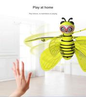 Vehículo Volador de Abeja Pequeña Helicóptero de Luz Sensor de Gesto Juguete Recomendado para Niños - details 5