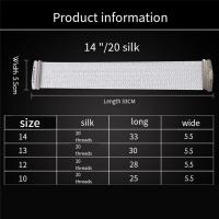 Snare Wire Snare Drum Strings Straps, accesorios de tambor Snare, 20 hebras de acero para tambores Snare, pieza de repuesto 13In - details 2