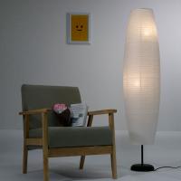 Lámpara de pie de papel de arroz, luces altas creativas, decoración de sala de estar, soporte de papel especial, solo lámpara de lado, pantalla de lámpara - details 5