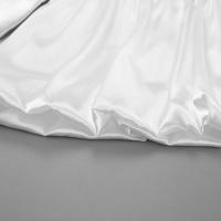 Vestido blanco nuevo de invierno versátil con mangas farol de satén Design Sense - details 23