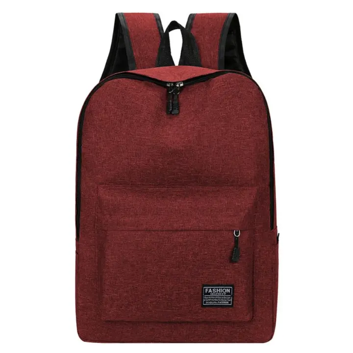 Mochila versátil de 15 pulgadas para estudiantes, bolso de viaje de tela Oxford, lavable, de alta calidad, color negro, gris, azul y rojo, Unisex - 1