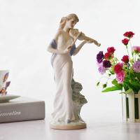 Figura de cerámica de la diosa dama, decoración del hogar, artesanía, adorno de boda - details 1