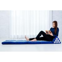 Cómodo Colchón De Suelo con Cojín De Lectura, Futón Japonés, Cama Plegable O Esterilla De Masaje Tailandés, 170 x 53 cm, Azul Claro - details 139