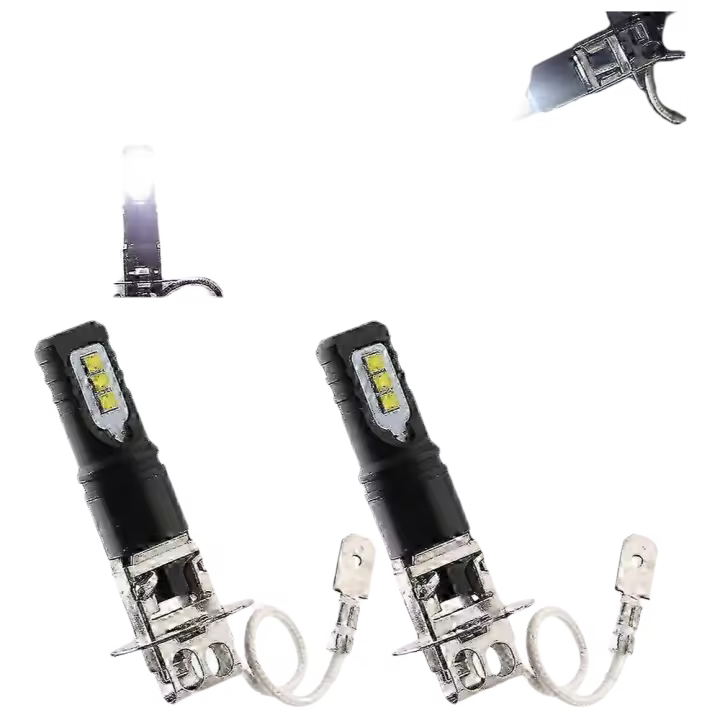 Kit de Bombilla de Faro LED Blanco Súper Brillante 160w, Haz Alto, Chips 2525, Para Coche 12v - 1