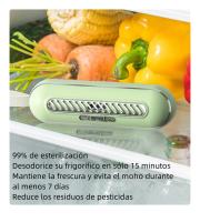 Desodorizante frigorífico, milagro desodorizante y desodorizante, purificador de aire, desodorizante frigorífico recargable, desodorizante frigorífico reutilizable para frigorífico, coche, armario, ropero, más eficaz que el bicarbonato sódico y las bolsas - details 1