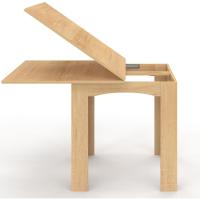 Mesa de comedor extensible rectangular, 4-8 personas, haya, 80-160 cm - details 3
