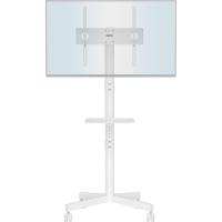 Soporte TV Ruedas para Televisión de 23 a 60 Pulgadas, Soporte TV Móvil con Estante para Portátil y Altura Ajustable, Carga Máx. 25 kg y VESA 400x400 mm - details 4