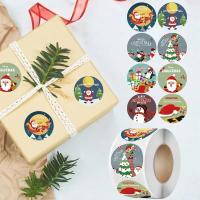 Pegatinas DIY 500 Uds etiquetas de sello para fiesta de Navidad, paquetes para hornear, decoración de papelería - details 2