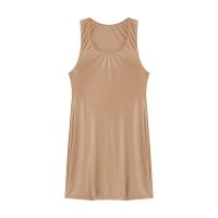 Mini calcetines sin mangas de color sólido con aceite brillante para mujer, vestido corto cansado, vestido elástico con cuello en U para fiesta - details 49