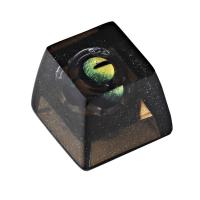 Novedad Keycap resina nieve montaña brillo a través de teclas abatibles contra el mal de ojo para teclado Cherry MX nical Gaming - details 1