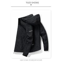 Caumanl-chaqueta deportiva impermeable para hombre, abrigos con capucha, ropa de montañismo, a la moda, talla europea, primavera y otoño, 2024 - details 10