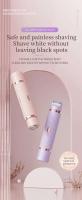 Barba para mujer, Bikini, axila, recortadora femenina, depiladora impermeable, Afeitadora eléctrica 2 en 1, maquinilla de afeitar Facial para mujer - details 3