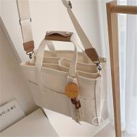 Bolso de mano de lona duradero, ligero, Top abierto con bolsillos, versátil para mamás y moda diaria - details 5