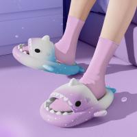 Zapatillas de sandía para hombre y mujer, chanclas planas informales con dibujos animados de tiburón Eva, Chanclas de playa, novedad de verano - details 46