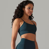 Hamidou-Sujetador deportivo Sexy para mujer, ropa interior deportiva a prueba de golpes, almohadilla extraíble para el pecho, para gimnasio, entrenamiento, Fitness, correr, Tops de realce - details 42